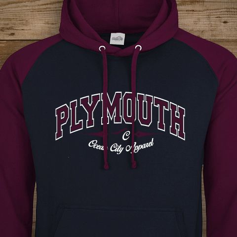 Ocean City Apparel Plymouth Purple Hoodie