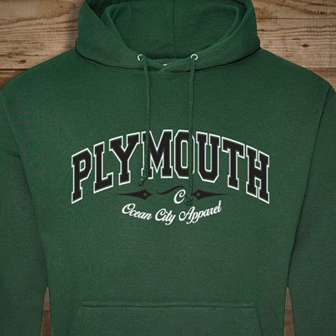 Ocean City Apparel Plymouth Green Hoodie